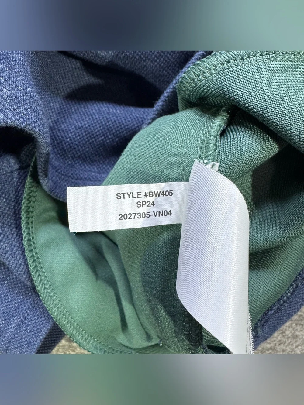 J. Crew Performance Blue Half-Zip Pullover With COOLMAX Technology Size Medium